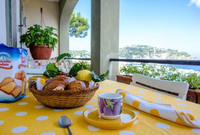 Ischia - Panoramic Apartment On The Sea Lacco Ameno  المظهر الخارجي الصورة